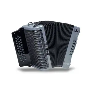 Hohner Corona C-II Accordion GCF Silver Rainbow