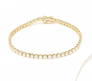 Fire Light Lab Grown Diamond 7.00 cttw Tennis Bracelet, 14K