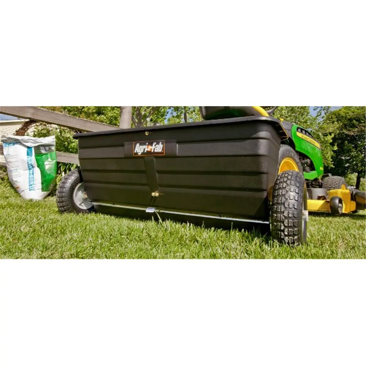 Agri-Fab 45-0288 175 lbs Max Tow Behind Drop Spreader, 28 x 50 x 33 in.
