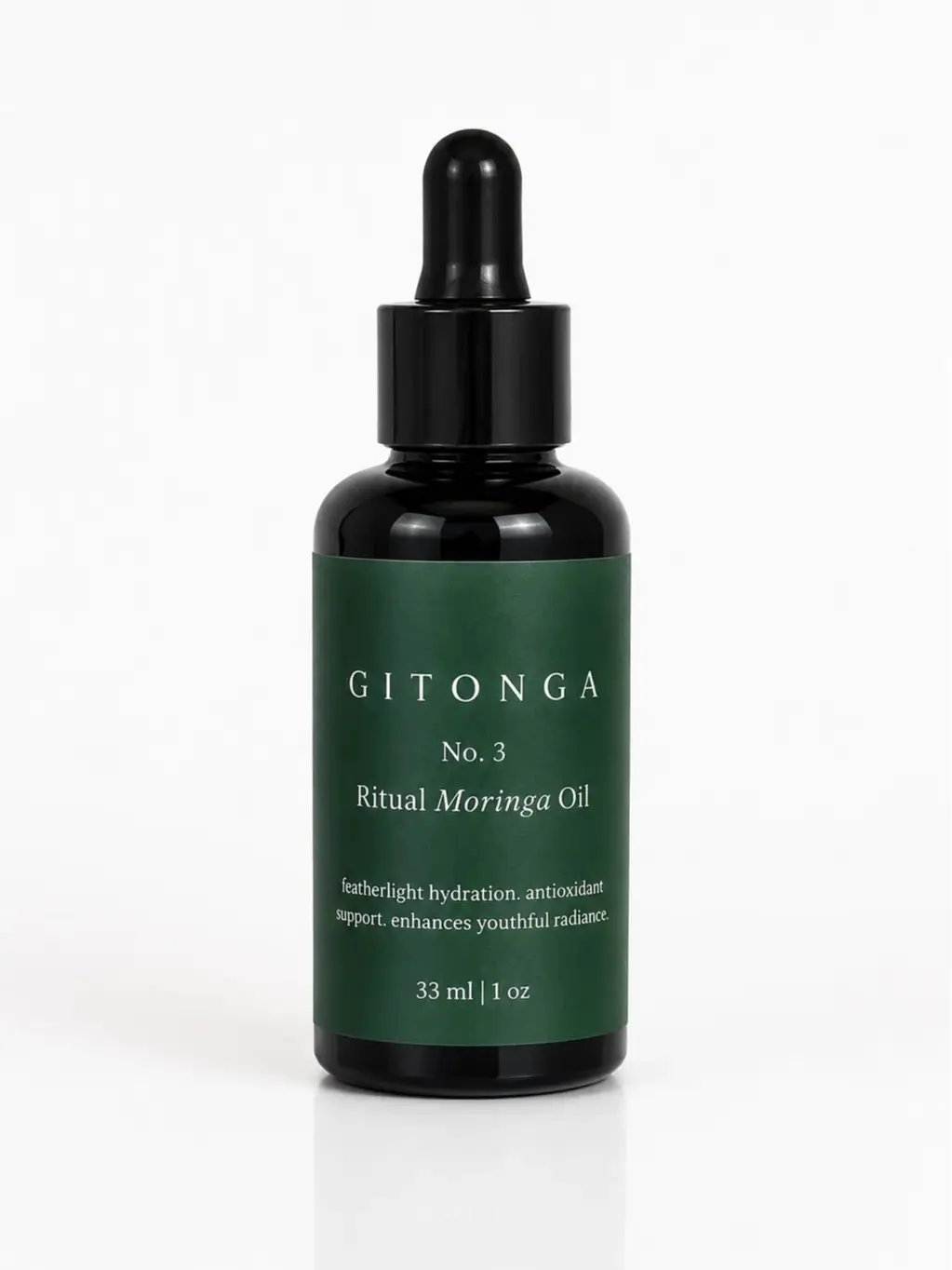 Ritual Jamaican Moringa Oil 1oz | Hand Processed | Face Hair Scalp Beard Brows | Antioxidant Heritage Oil