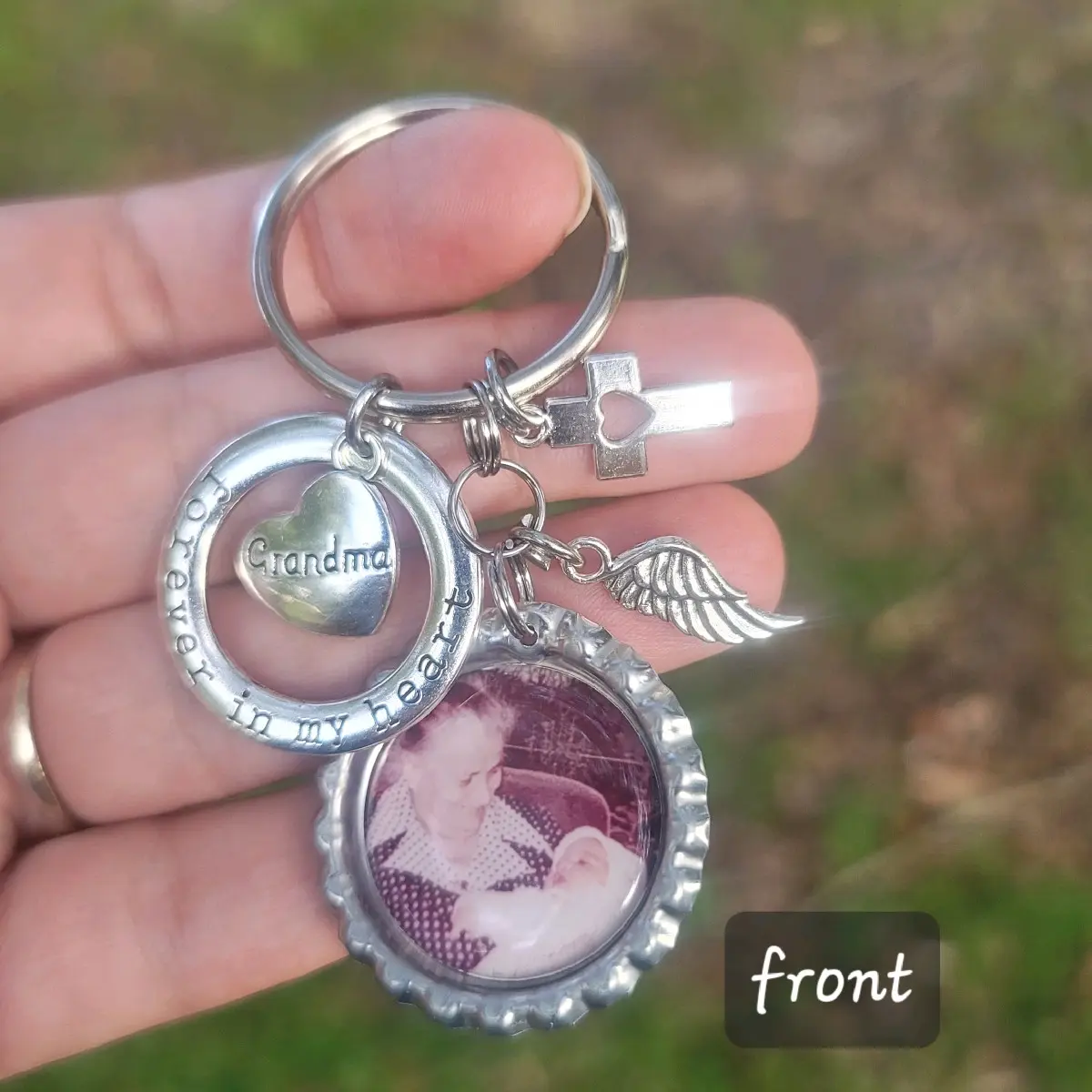 Memorial Keychain Handwriting