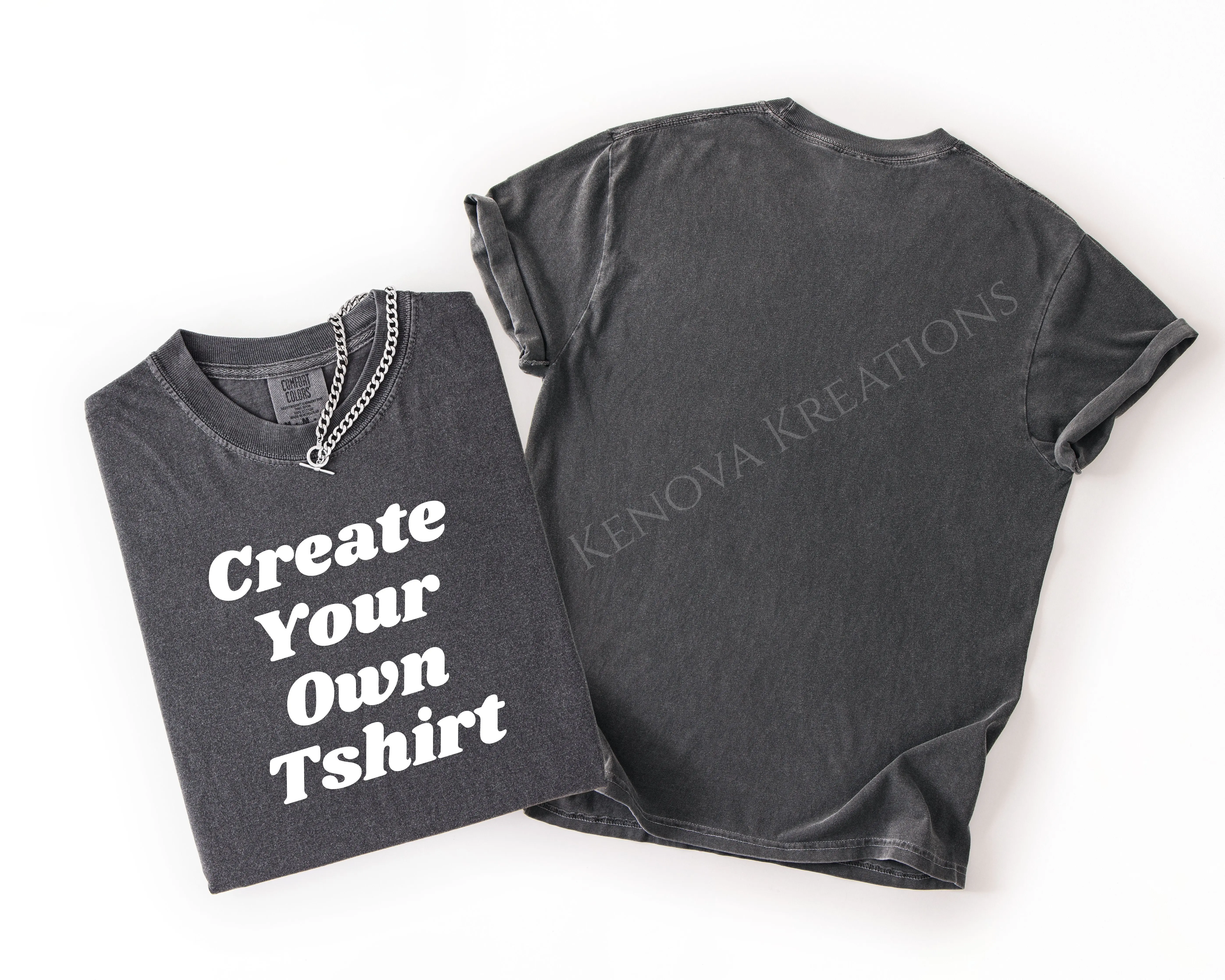 Create Your Own Graphic Tee 41-60 Comfort Colors Screenprinted DTF Cotton Tshirt