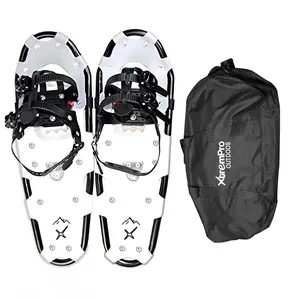 SnowshoesLightweight Aluminum Frame13-Point Heavy Duty CramponsUV Shoe Decking and Ratchet System for Secure Fit Complete with Carry Bag (Black 21)