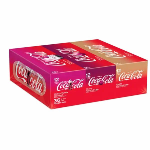 Coca-Cola Cherry Soda Variety Pack – 12 fl oz Cans, 36 Pack