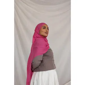 VELA Rose Wave Pink Solid Modal Hijab VELA Rose Wave Pink Solid Modal Hijab