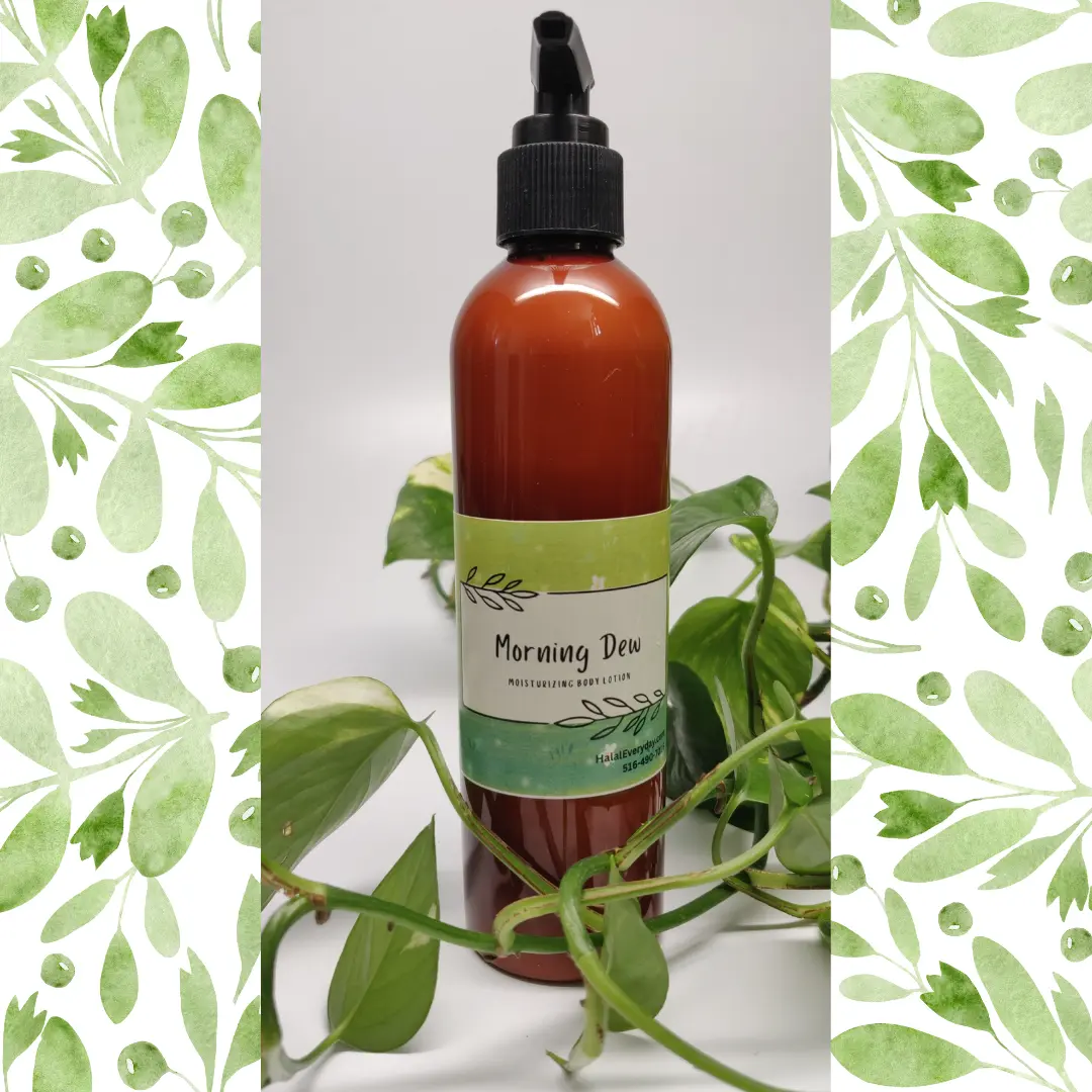 Morning Dew Scent Body Hand Lotion 8 oz  HalalEveryDay Body & Hand Wash Spring Scent Fresh Scent