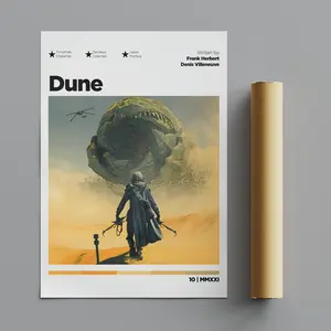 (Poster) Dune Poster, Minimalist Poster, Anime Poster, Wall Art, Wall Decor,Matte Vertical Posters, Movie Poster