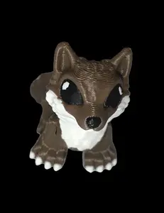 Custom Color Toy Woodland Hatchling Wolf