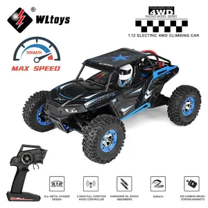 WL-12428-B 1/12 Brushed Electric RC Car 2.4G 4WD High Speed Remote Control Rc Climbing Car Toy With Led Light For Boy Gift VS 12428