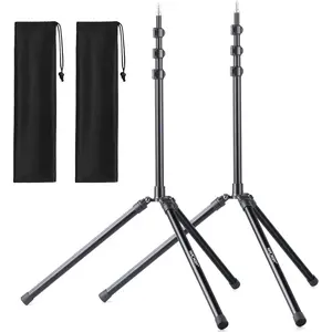 K&F CONCEPT 79 inch/2.01m Light Stand, Studio Photography Tripod, Heavy Duty for Studio, Speedlight, Reflector, Flash, Softbox, Umbrella, Backgrounds, Portrait - 2 Pack