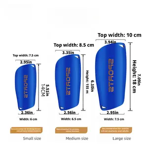 Adult football shin guards, made of PP material, are protective, impact-resistant, with a 5mm thick insert design, football equipment