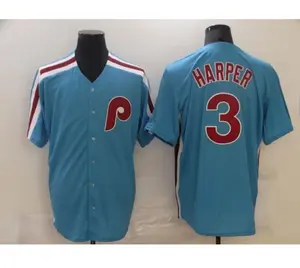 Phillies Fan Trendy Casual Breathable Football  Jersey
