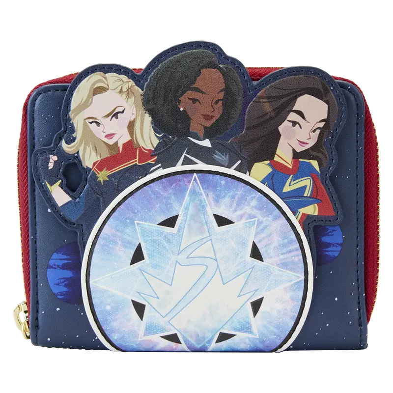 The Marvels Symbol Glow Zip Around Wallet