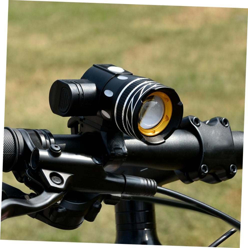 Bicycle Headlight Powerful LED Light USB Rechargeable with Rear lights Modes Durable for Night Riding Camping Hiking and More