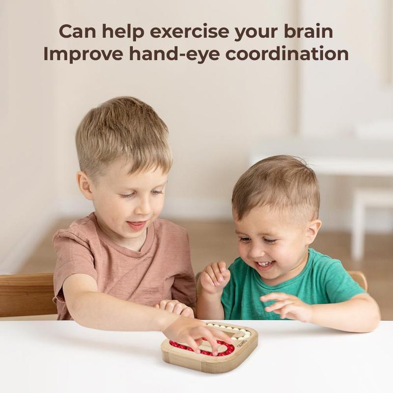 Takoo Rotating Magic Bean Fingertip, Rotating Magic Bean Fingertip Wood Puzzles, Funny Bean Brain Teaser, Cube Rotating Puzzle Fidget Toys