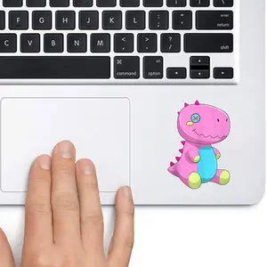 Pastel Goth Dinosaur Plush Voodoo Doll T-Rex Occult Dino 2x2 inches Cut Out Sticker