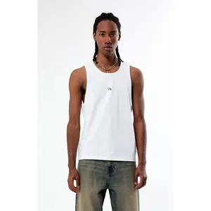 Pacsun Men's NY Script Embroidered Ribbed MuscleÂ TankÂ Top