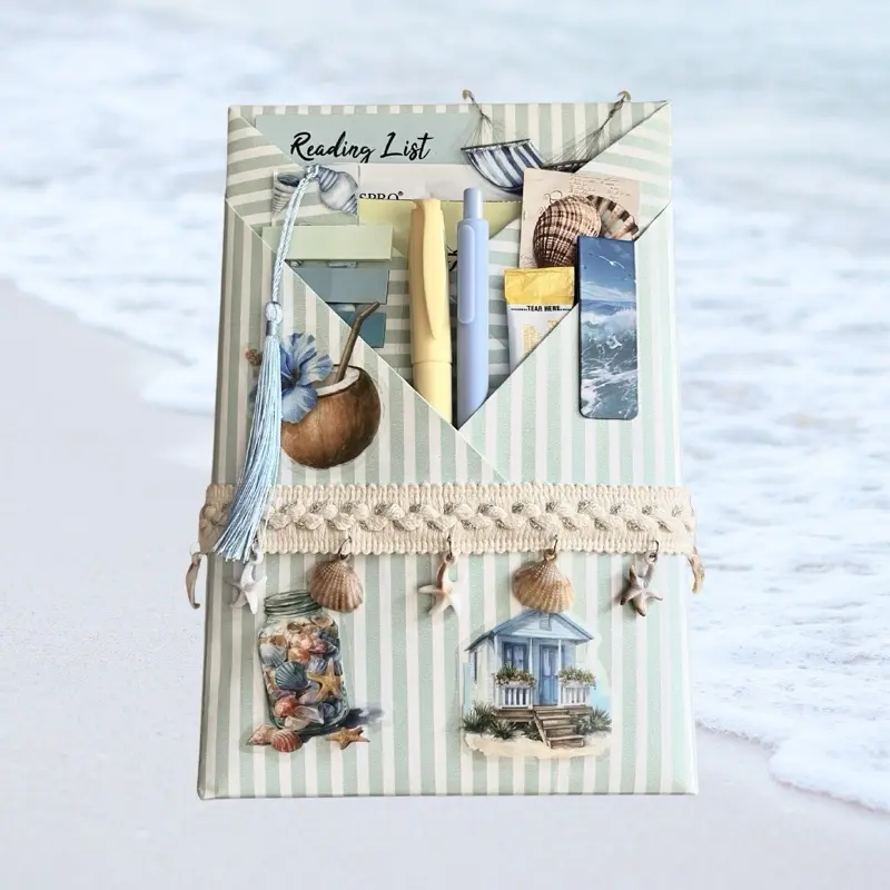 Summer Fling With a Book - Bookish gift for book lovers - Themed bookmarks and stickers included with surprise book - Romance, dark romance and fantasy genres offered - Perfect gift for readers