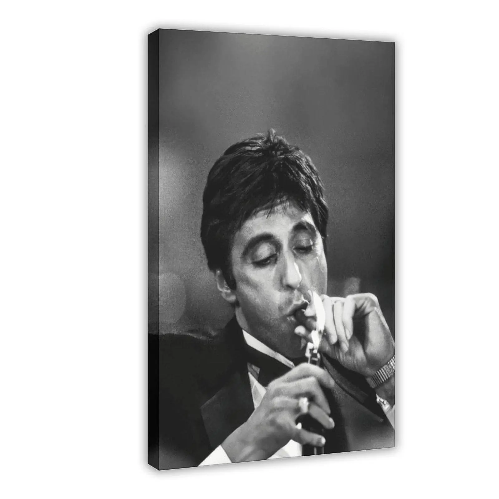 Scarface Tony Montana Poster - Iconic Vintage Movie Wall Artwork, Al Pacino Gangster Portrait Print, Gritty Mafia Decor for Man Cave, Ideal Gift for Home & Office