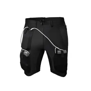 LVAD GEAR Menswear Unisex LVAD HeartMate 2 & 3 Medical Shorts - Black, Spandex Fabric, Adjustable Straps, Functional Pockets