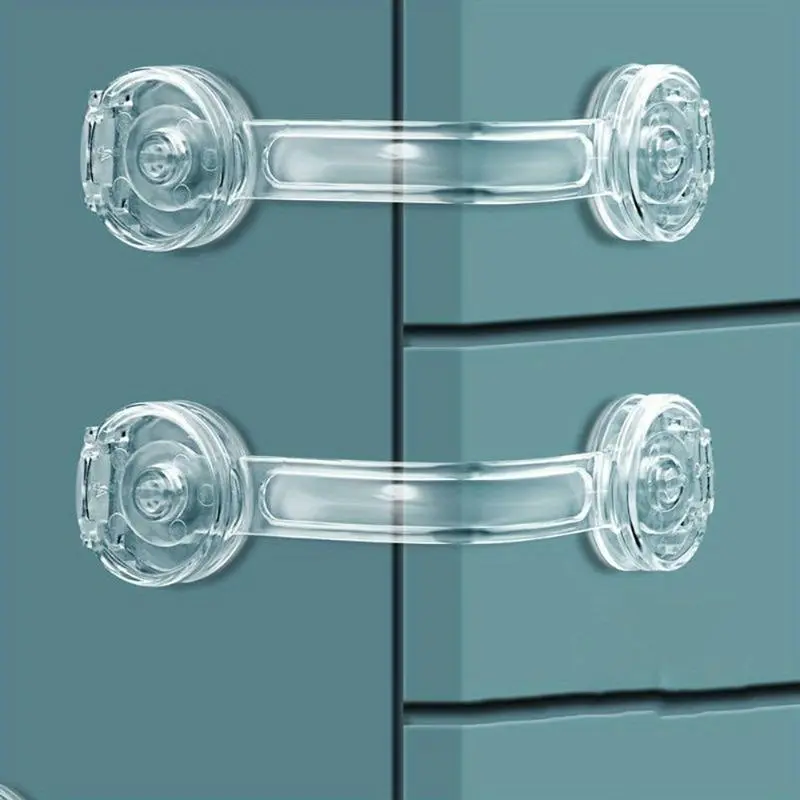 5pcs Multi-Use Youngsters Safety Drawer Locks - Strap Latches for Cabinets, Fridges & Toilets