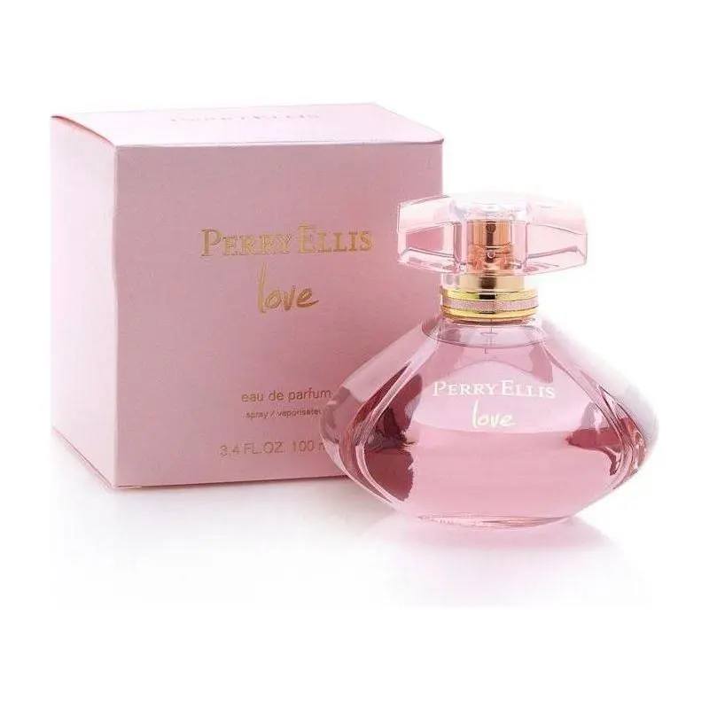 Perry Ellis LOVE Women's 3.4 fl oz Eau de Parfum Spray Bottle - Citrus-Infused Elegant Flowers Fragrance, Citrus Rose Vanilla Scent, Vanilla Musk Notes, Fruit Floral Sweet Aroma, New in Box, Bottle Women's Fragrance, Citrus-Infused Women's Fragrance