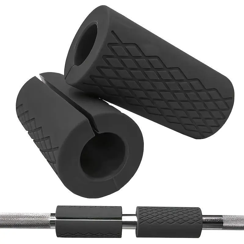 Set of 2 Dumbbell Grip Strengtheners - Compact Barbell Add-On, Boosts Hand And Wrist Power, Alleviates Back Strain from Injuries, Perfect for Fitness Lovers, Improves Dumbbell Grip