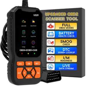 OBD2 Scanner Diagnostic Tool, Check Engine Light Car Code Reader with Reset, Battery Tester, Live Data, Freeze Frame, I/M Readiness, Car Scanner Diagnostic Tool for All OBDII Car After 1996