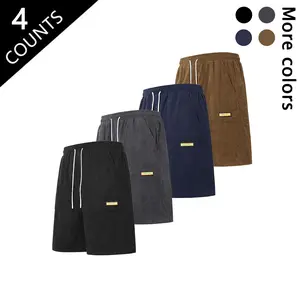 Men's Multi-Pack Vintage Corduroy Shorts | Comfortable Drawstring Waist
