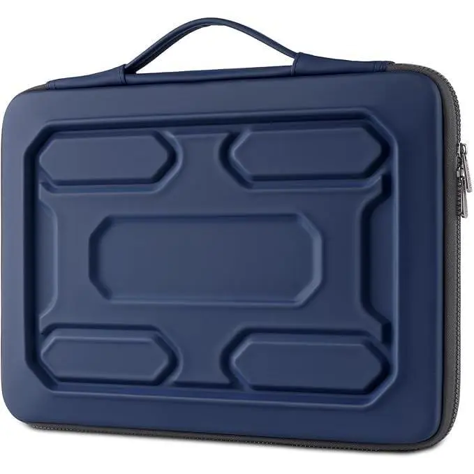 15.6 Inch Laptop Sleeve With Handle Shockproof Waterproof Eva Protective Case For 15.6" Yoga 720 Ideapad 310 320 Thinkpad T570/legion 5 Gen 6/hp Envy 15/15.6" Notebooks  Dark Blue