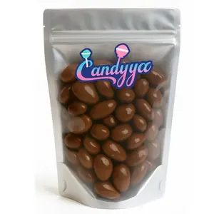Candyya Milk Chocolate Almonds Nuts 8 oz Bag Sweet Snack Bonbon Delightful Taste Perfect for Sharing