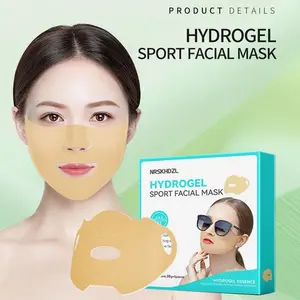 5pcs Sports Face Mask, Golf Face Mask, Multi-Functional Outdoor Sunscreen, Moisturizing, Portable, Cooling, Transparent Fabric