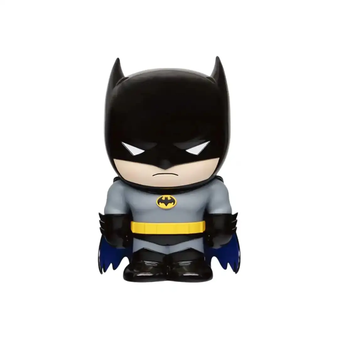 DC Batman Animated Monogram PVC Figural Piggy Bank - Home Decor Accessory