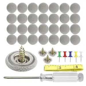 Automotive Car Roof Headliner Repair Button Pins Kit, Universal Auto Roof Snap Rivets Retainer for Car Roof Fixed, with Installation Tool, Fit All Cars