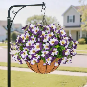 UV-Resistant Outdoor Indoor Hanging Flower Baskets