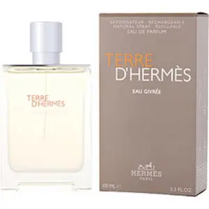 Terre D Hermes  3.4 oz Eau De Parfum Refillable Spray for Unisex