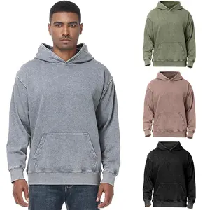 New Hoodies Oversized Unisex Acid Wash Casual Vintage clothing Cotton Sweatshirt, Baggy Basic Streetwear Pullover women men outfits
