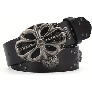 Men's & Women's Bohemian Style Vintage Skeleton Riveted Hip Hop Punk Rock Y2K Belt
