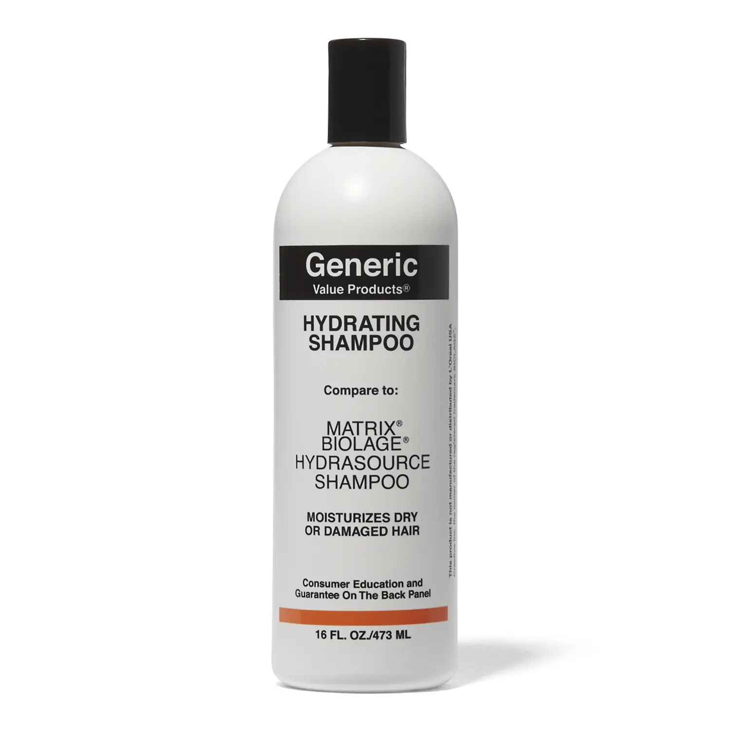 Generic Value Products Hydrating Shampoo, Provides Softness, Shine, and Manageability, Leaves Hair Shiny, Silky and Smooth, 16 Oz, Haircare, Restore