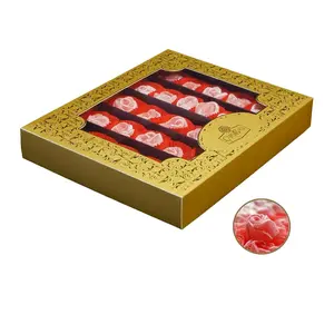 Çarşıbaşı Handmade Turkish Delight – Rose Flavor Lokum Loukoumi, 1.32 lb (600g), Gourmet Premium Turkish Candy, Luxury Traditional Confectionery since 1946