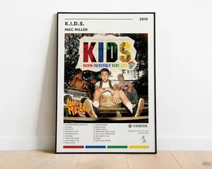Mac Miller KIDS 2010 Album Cover Poster