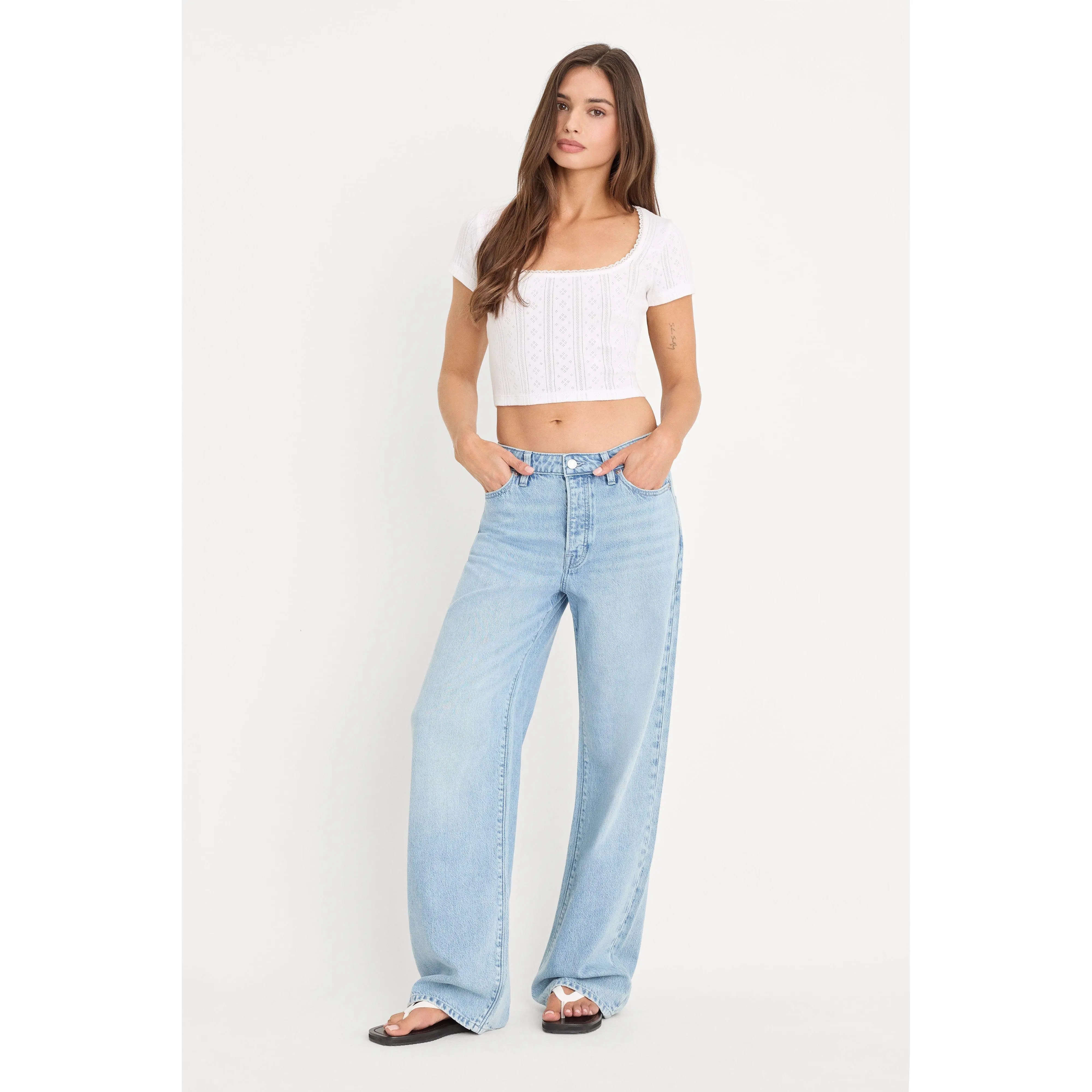 WEIGHTLESS WIDE JEANS| INDIGO1250
