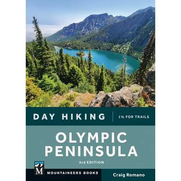 Day Hiking Olympic Peninsula Paperback - Craig Romano, Day Hiking Series Book with Hiking Updates, At-a-Glance Chart, Crowd Level Ratings; 1% of All Sales Support the Washington Trails Association, Updated