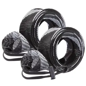 Bassdash Spinning Fishing Rod Sleeves Protective Rod Socks for Fishing Poles Up to 7-1/2ft