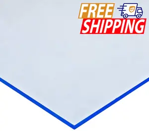 Acrylic Sheet - Blue Fluorescent - 1/4 inch thick