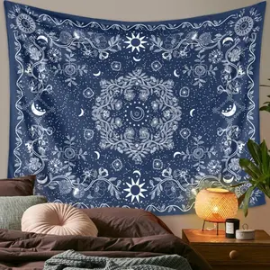 Vine Print Tapestry, 1 Count Boho Style Wall Hanging Tapestry for Home Decor, Wall Art Decor for Home Bedroom Living Room, Cool Bedroom Accessories father's day gifts,gifts boyfriend,gifts for girl adults,gifts under 100 dollars,cheap stuff for your