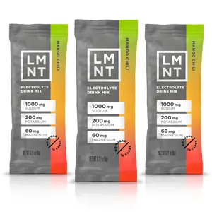 Drink LMNT LMNT Zero-Sugar Electrolytes - Mango Chili Salt - Hydration Powder Packets | No Artificial Ingredients | 30 Sticks