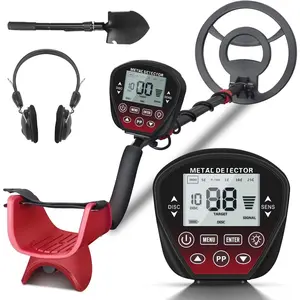 Professional Metal Detector for Adults,  Metal Detectors Lightweight with LCD Display, Pinpoint & Disc & Notch &  Metal 5 Modes,  Included