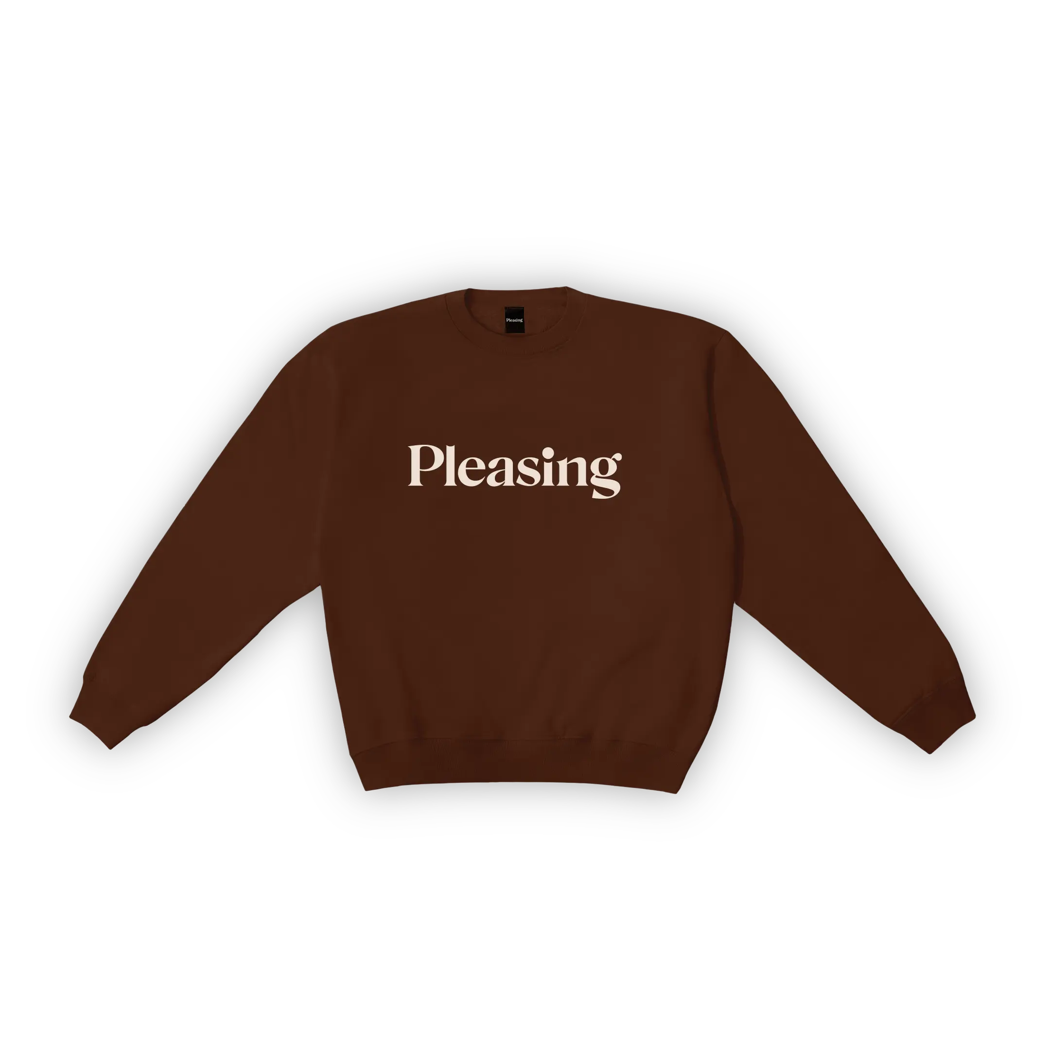 The Pleasing Crewneck in Brown