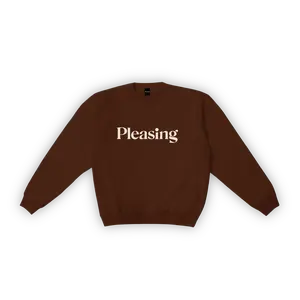 The Pleasing Crewneck in Brown
